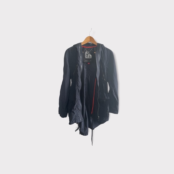 Womens Equipement General Technique Performance Black Zipper Jacket Size Small - Picture 4 of 5